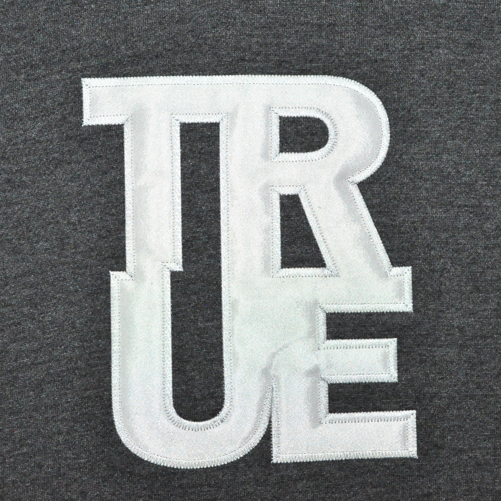 Mens True Logo Hoodie Charcoal - Shop True Clothing