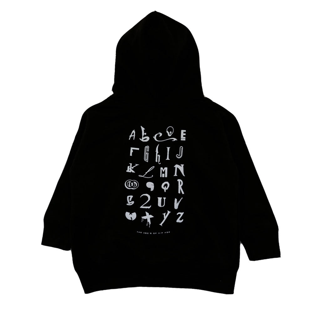 Kids True Hip Hop Alphabet Hoodie Black - Shop True Clothing