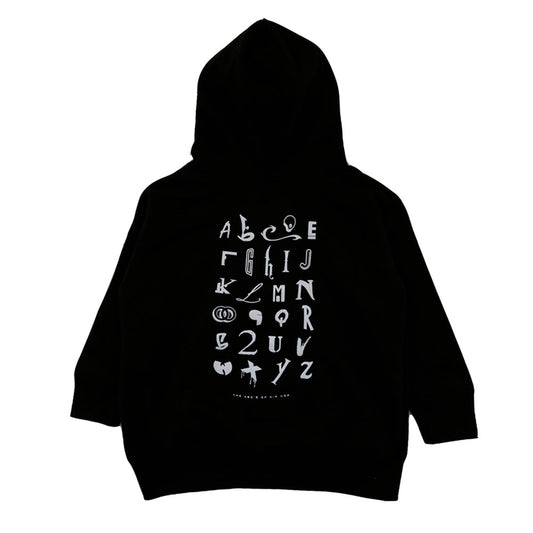 Kids True Hip Hop Alphabet Hoodie Black - Shop True Clothing