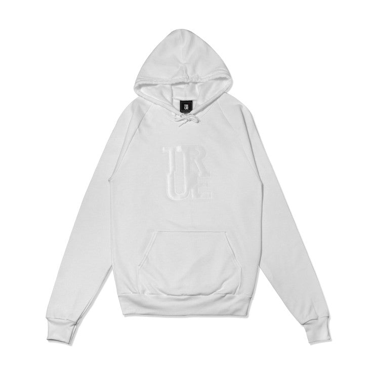 Womens True Logo Hoodie White - Shop True Clothing