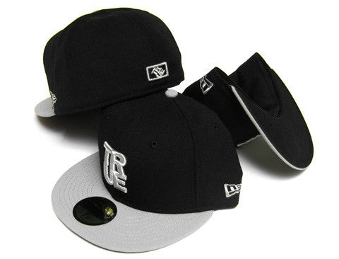 True Logo New Era Fitted Cap Black/Silver - Shop True Clothing