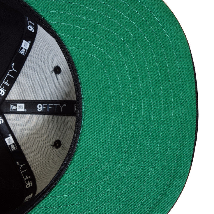 True Logo New Era Snapback Cap Black/Orange - Shop True Clothing