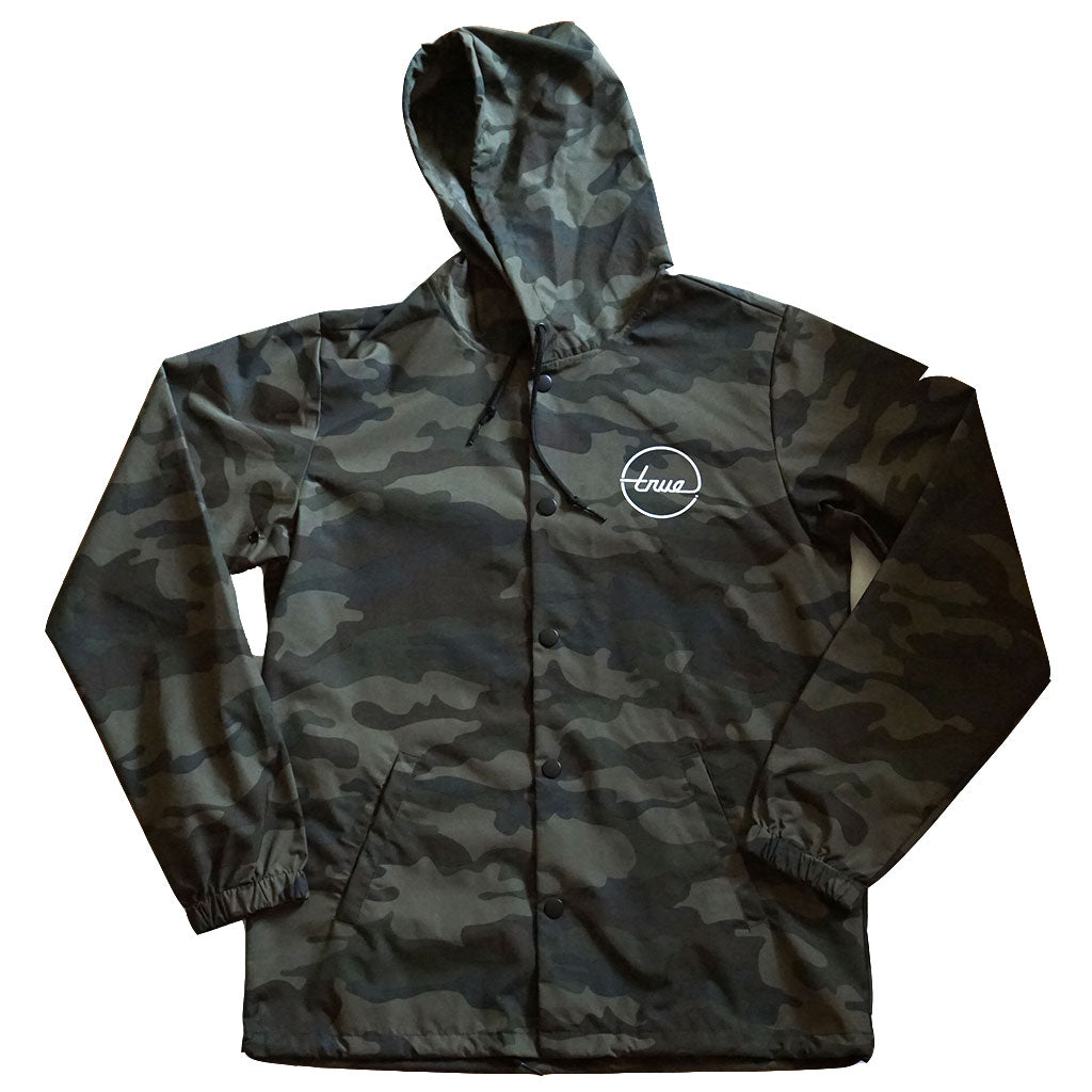 True Mens Nations 2 Hooded Rain Jacket Camo