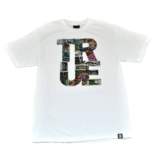 True Mens Passport T-Shirt White - Shop True Clothing