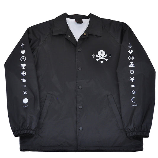 True Mens Pleasure Pain Coaches Jacket Black - Shop True Clothing