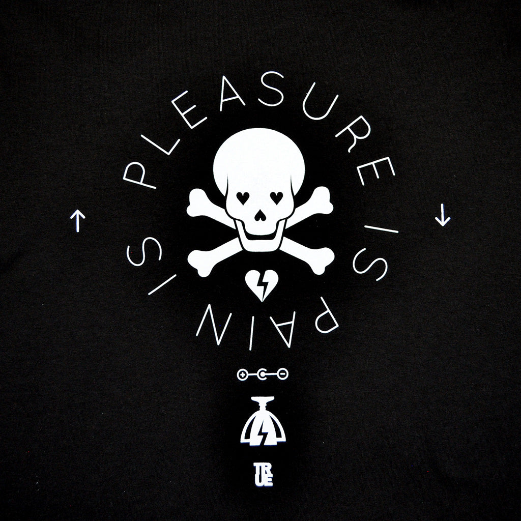 Mens True Pleasure Pain Long Sleeve T-Shirt Black - Shop True Clothing