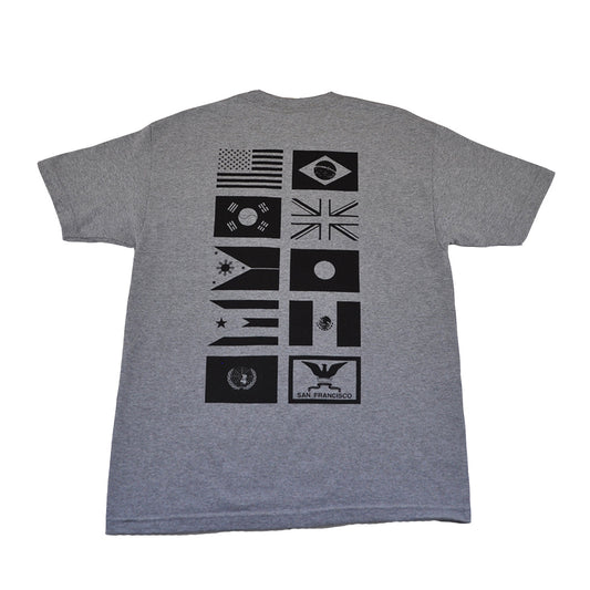 Mens True Nations Pocket T-Shirt Heather Grey - Shop True Clothing