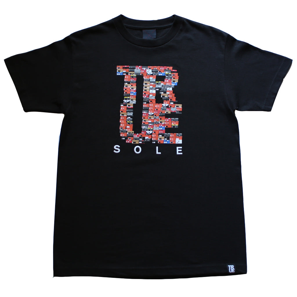 Mens True Sole 3 T-Shirt Black