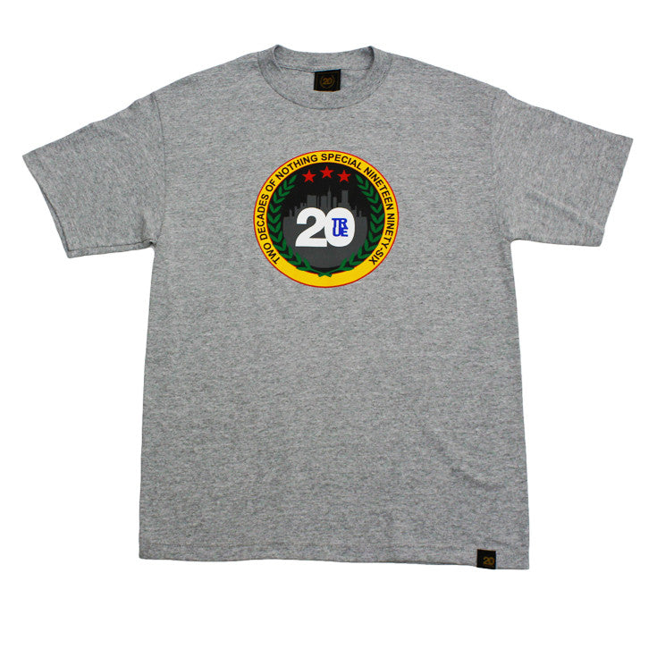 Mens True Two Decades T-Shirt Heather - Shop True Clothing