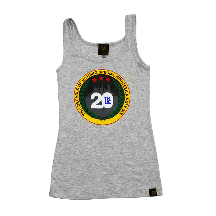 True Womens Two Decades Tank Top Heather - Shop True Clothing
