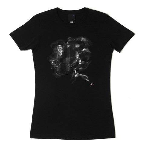 Womens True Smoke T-Shirt Black - Shop True Clothing