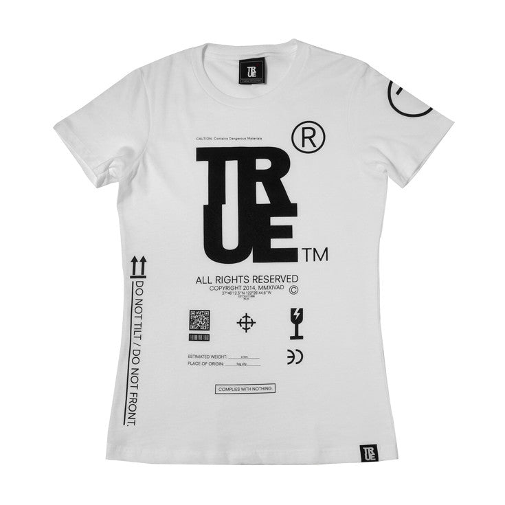 Womens True This Side Up T-Shirt White - Shop True Clothing