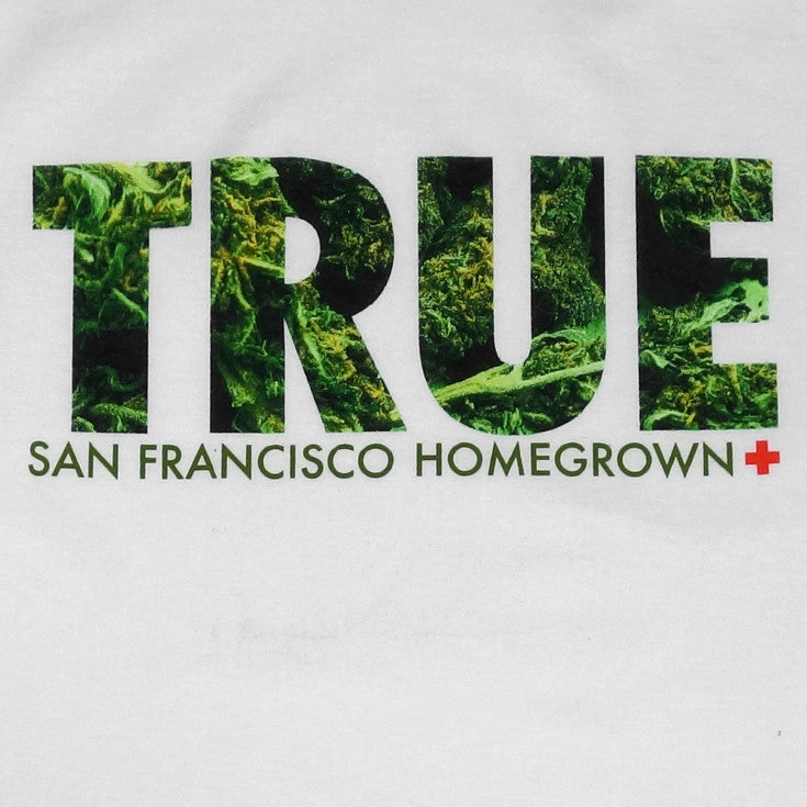 Mens True Weed T-Shirt White - Shop True Clothing