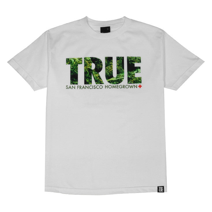 Mens True Weed T-Shirt White - Shop True Clothing